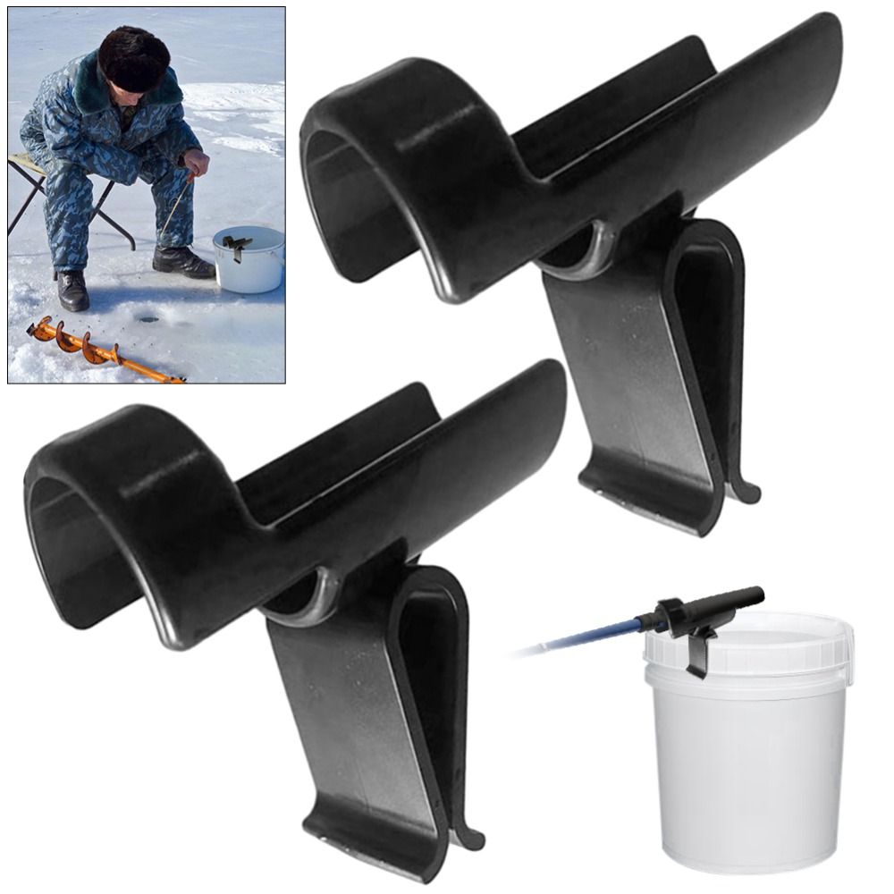 Fishing Rod Ice - 1 ชิ้นถัง Rod ผู้ถือมัลติฟังก์ชั่ตกปลาน้ําแข็งขาตั้งเสาตกปลา Rod เครื่องมือน้ําหนักเบาแบบพกพา