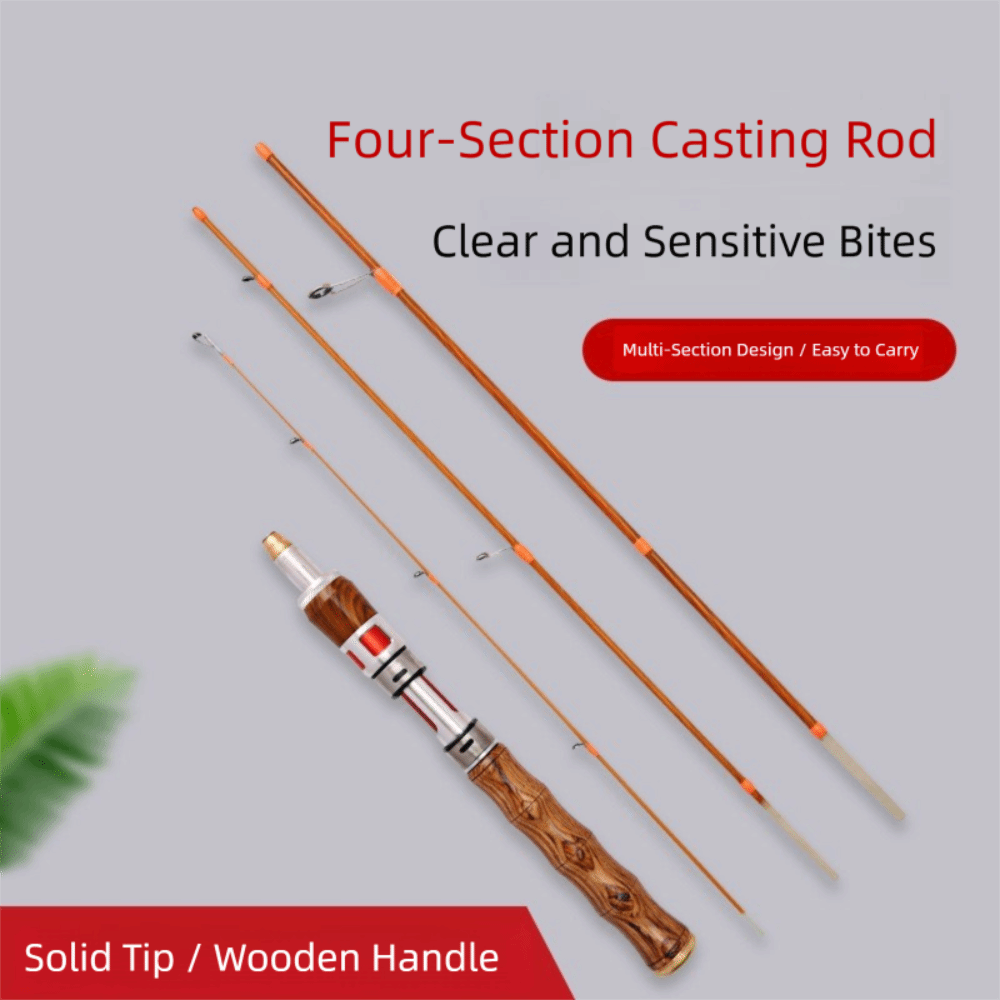 Fishing Rod Spinning - คุณภาพสูง 4 ส่วน SPINNING Fishing Rod