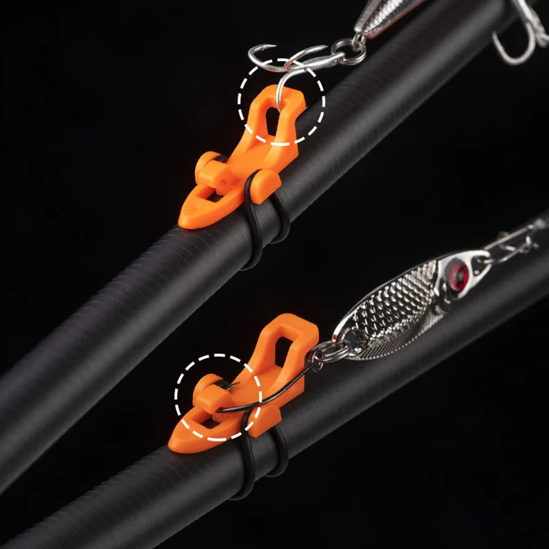 Fishing Rod Travel - 10-40SET ที่เก็บเบ็ดตกปลา ที่ใส่เหยื่อตกปลา พร้อมวงแหวนยาง 3 วง