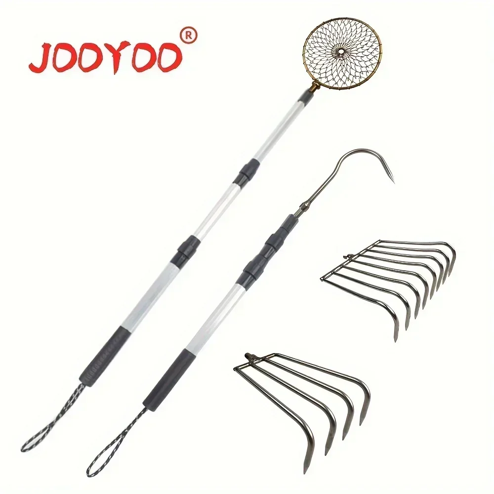 Fishing Rod Ice - 1 PC JOOYOO Telescopic อลูมิเนียมตกปลา Rod