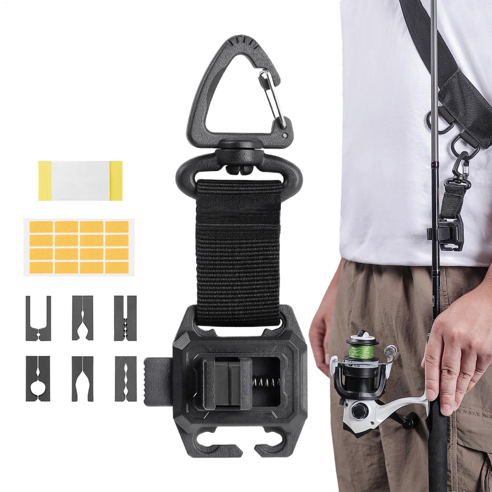 Fishing Rod Surf - ที่ยึดคันเบ็ดแบบพกพา สายรัดปรับได้ น้ำหนักเบา ใช้ได้กับท่าเรือ ท่องเที่ยว ชายหาด