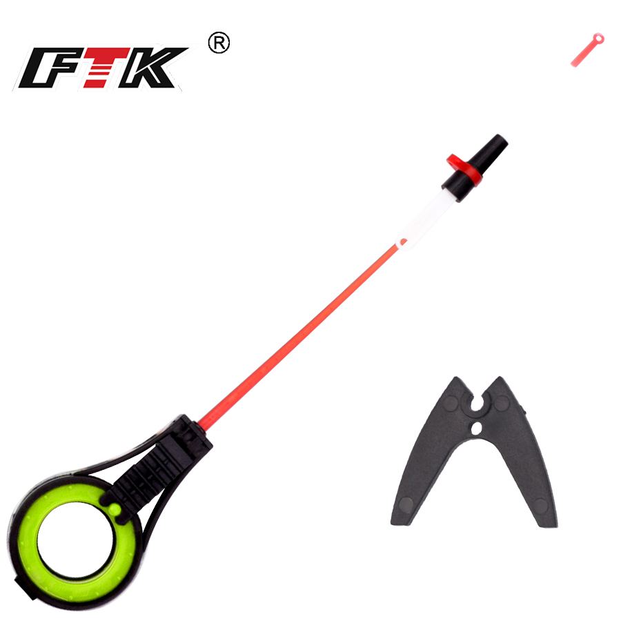 Fishing Rod Tip Replacement - คันเบ็ดตกปลาน้ำแข็ง FTK ขนาดเล็ก พกพาสะดวก สำหรับฤดูหนาว ทำจากพลาสติก
