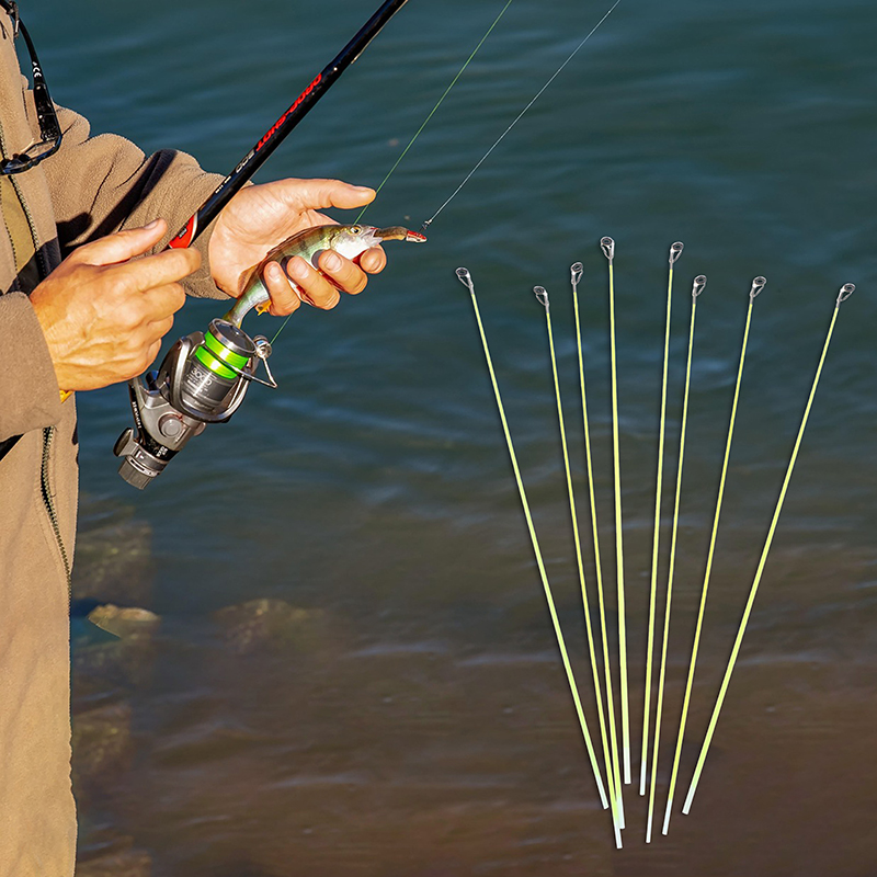 Fishing Rod Repair Kit - ปลายคันเบ็ดตกปลาแบบไฟเบอร์กลาส ขนาด 42 ซม. จำนวน 5