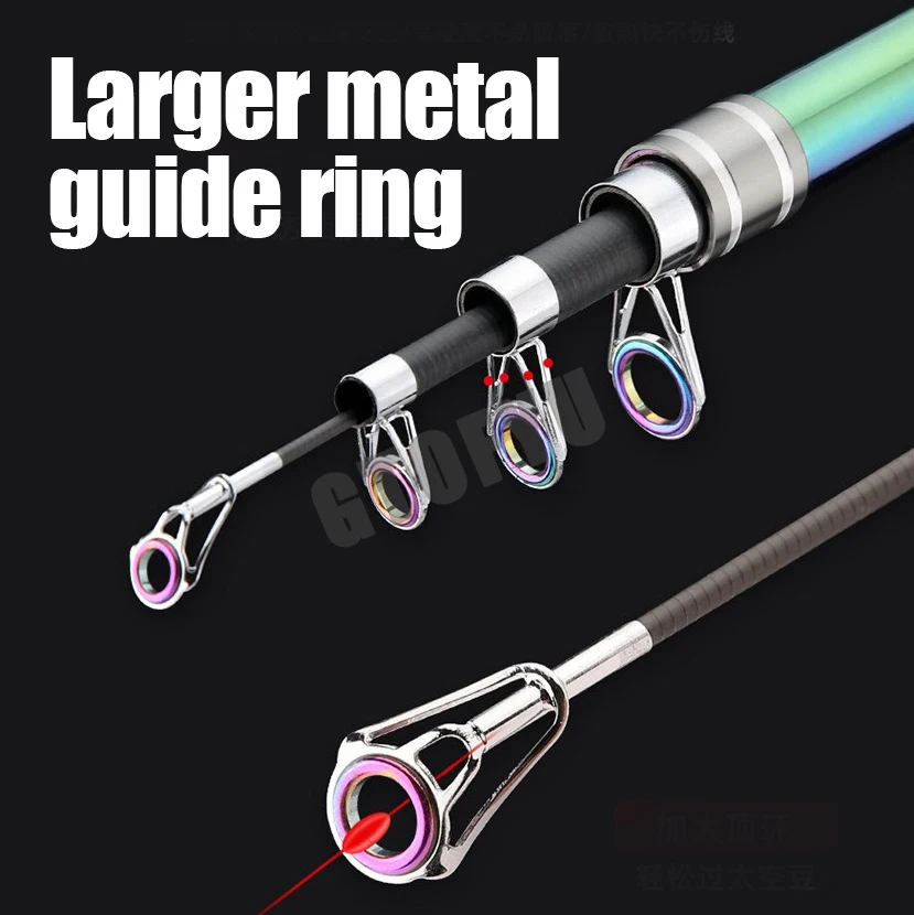 คันเบ็ดตกปลาแบบยืดหดได้ 2.1 ม. - Fishing Rod Surf บทวิจารณ์และราคา