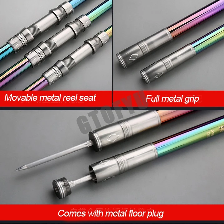 คันเบ็ดตกปลาแบบยืดหดได้ 2.1 ม. - Fishing Rod Surf บทวิจารณ์และราคา