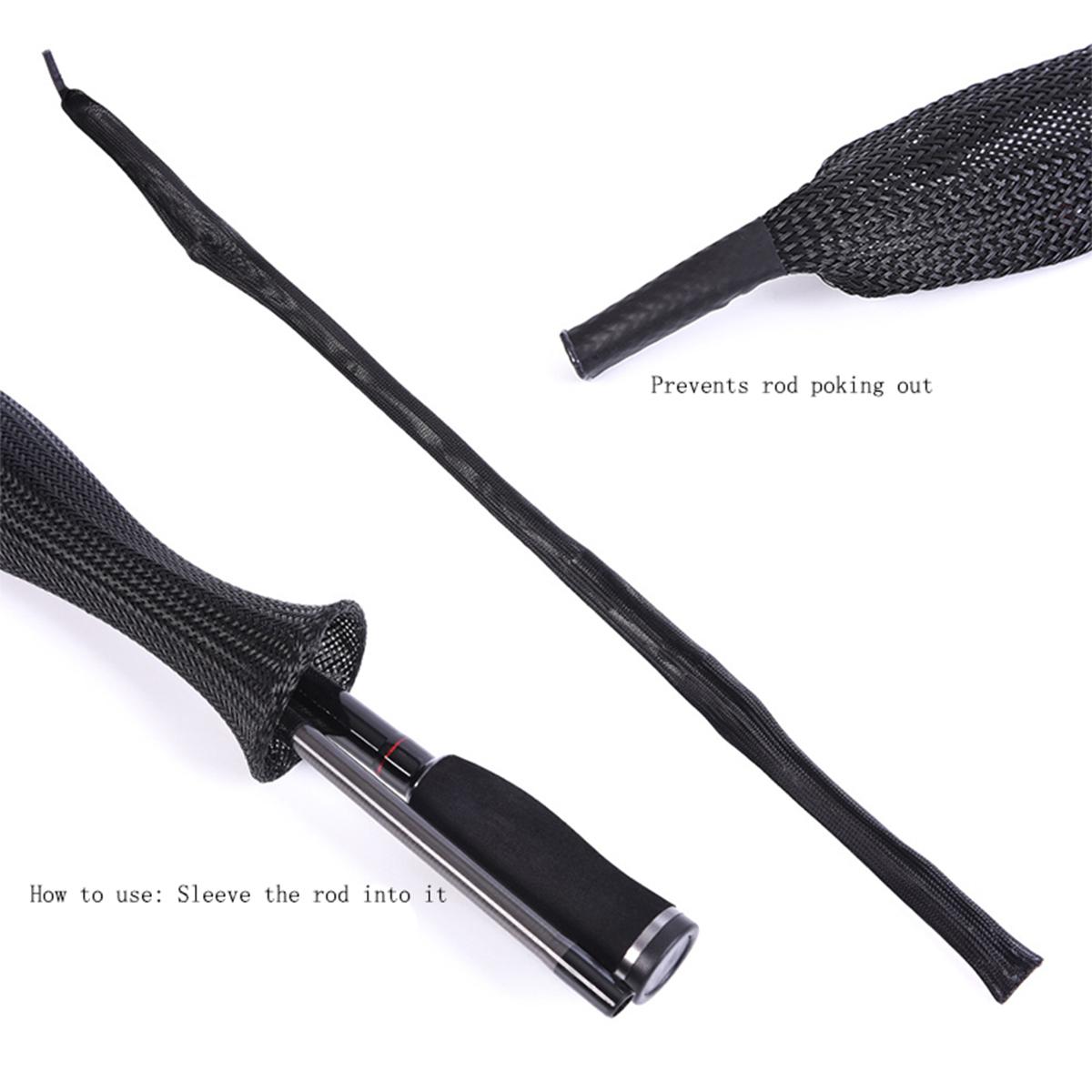 ปลอกหุ้มคันเบ็ดตกปลา ปลอกถักตา - Fishing Rod Casting บทวิจารณ์และราคา