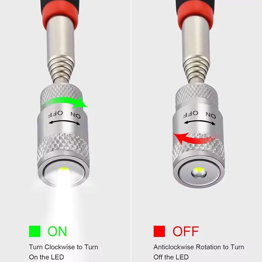 ปากกาแม่เหล็กแบบยืดหดได้พร้อมไ - Fishing Rod Travel บทวิจารณ์และราคา