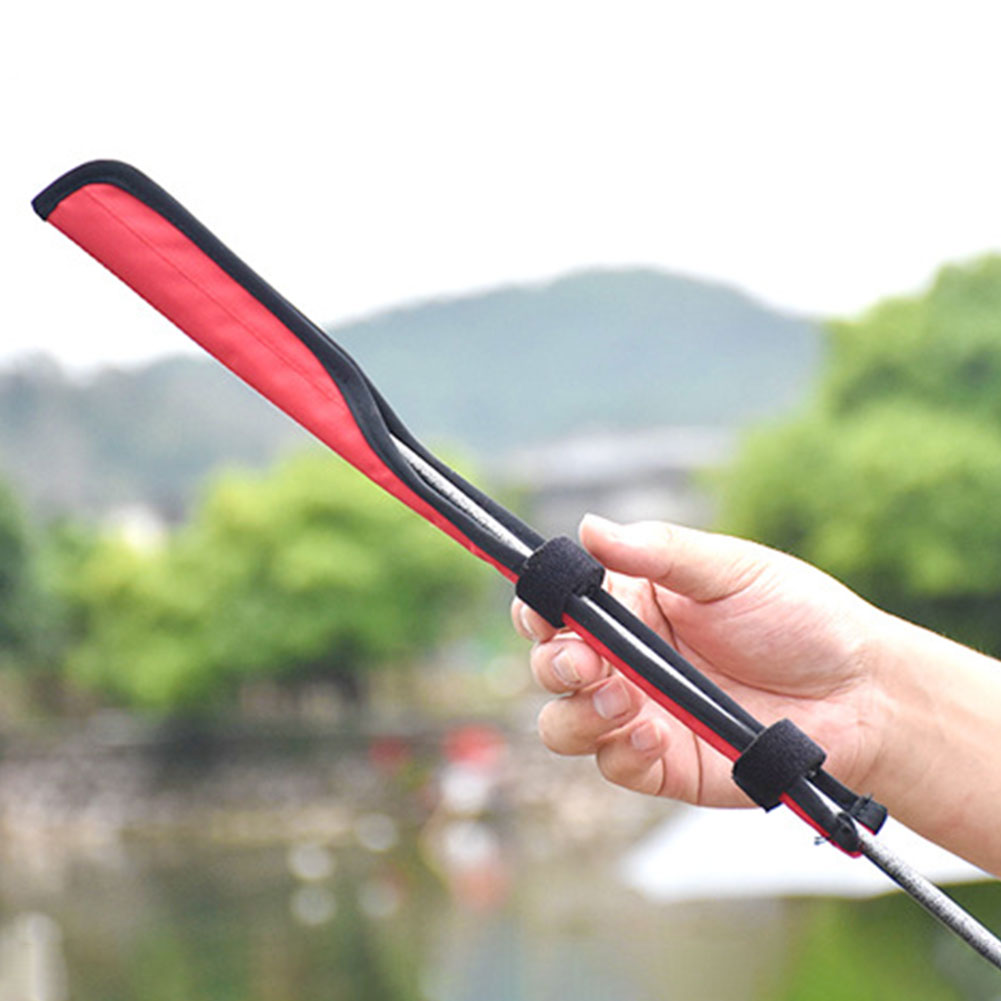 ปลอกหุ้มปลายคันเบ็ดแบบพกพาพับไ - Fishing Rod Travel บทวิจารณ์และราคา