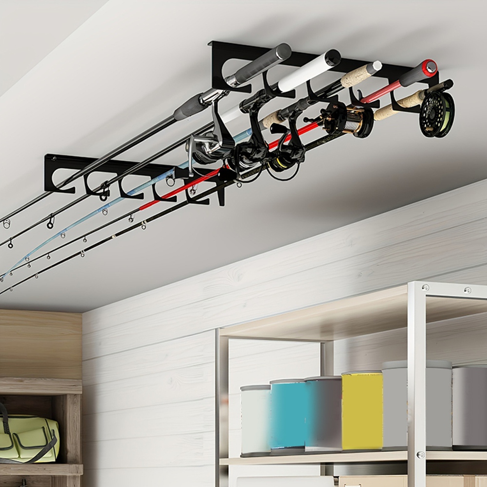 ที่แขวนคันเบ็ดแบบติดผนัง/เพดาน - Fishing Rod Rack บทวิจารณ์และราคา