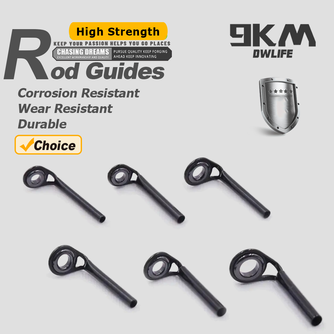 Fishing Rod Guides 5 ~ 10pcs M - Fishing Rod Tip Replacement บทวิจารณ์และราคา
