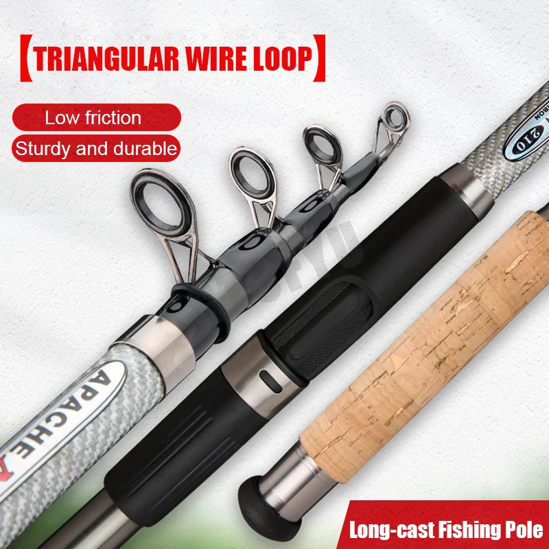 คันเบ็ดตกปลาแบบสปินนิ่ง คาร์บอ - Fishing Rod Surf บทวิจารณ์และราคา