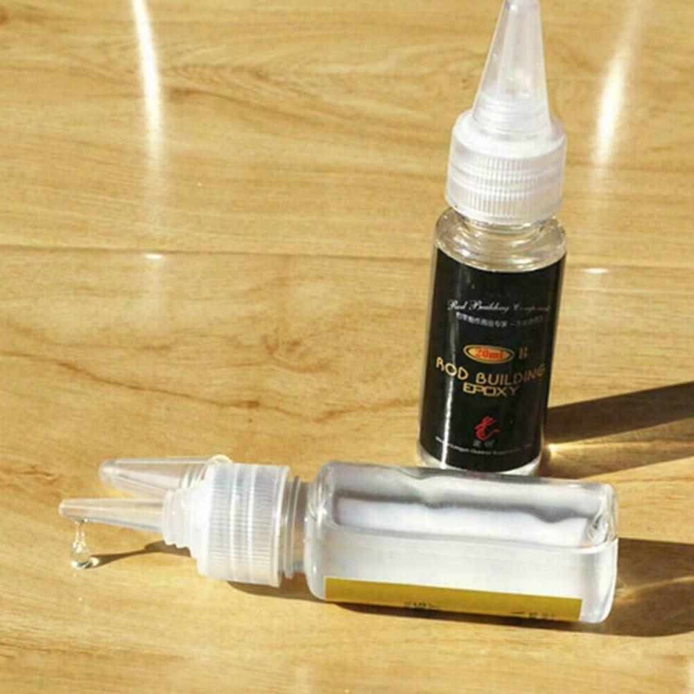 2 ชิ้นกาวตกปลาเบ็ดตกปลาอีพ็อกซ - Fishing Rod Building Kit บทวิจารณ์และราคา