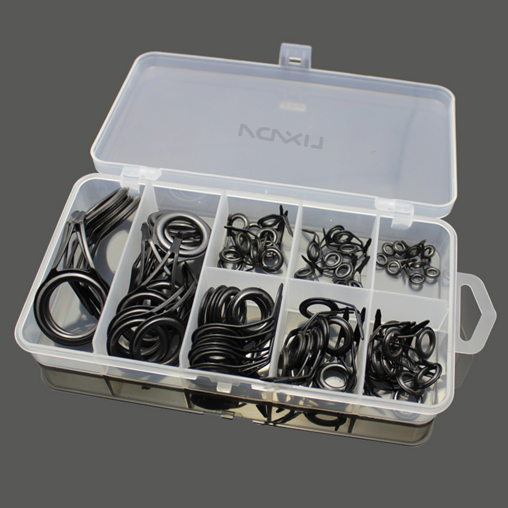 75ชิ้นขนาดต่างๆเบ็ดตกปลาไกด์เอ - Fishing Rod Spinning บทวิจารณ์และราคา