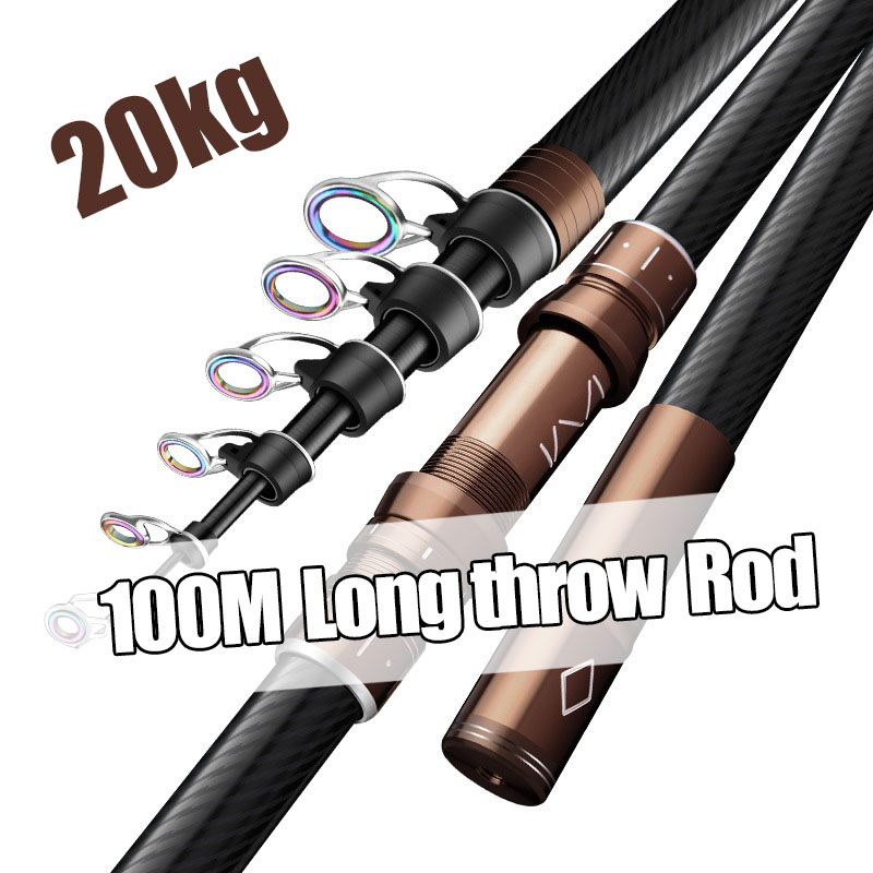 คันเบ็ดตกปลาแบบยืดหดได้ 2.1M 2 - Fishing Rod Surf บทวิจารณ์และราคา