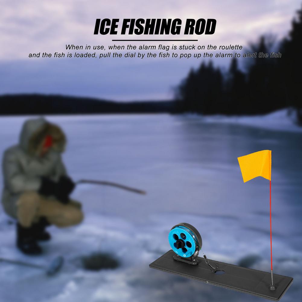 เบ็ดตกปลาน้ําแข็ง Tip-up เบ็ดต - Fishing Rod Ice บทวิจารณ์และราคา