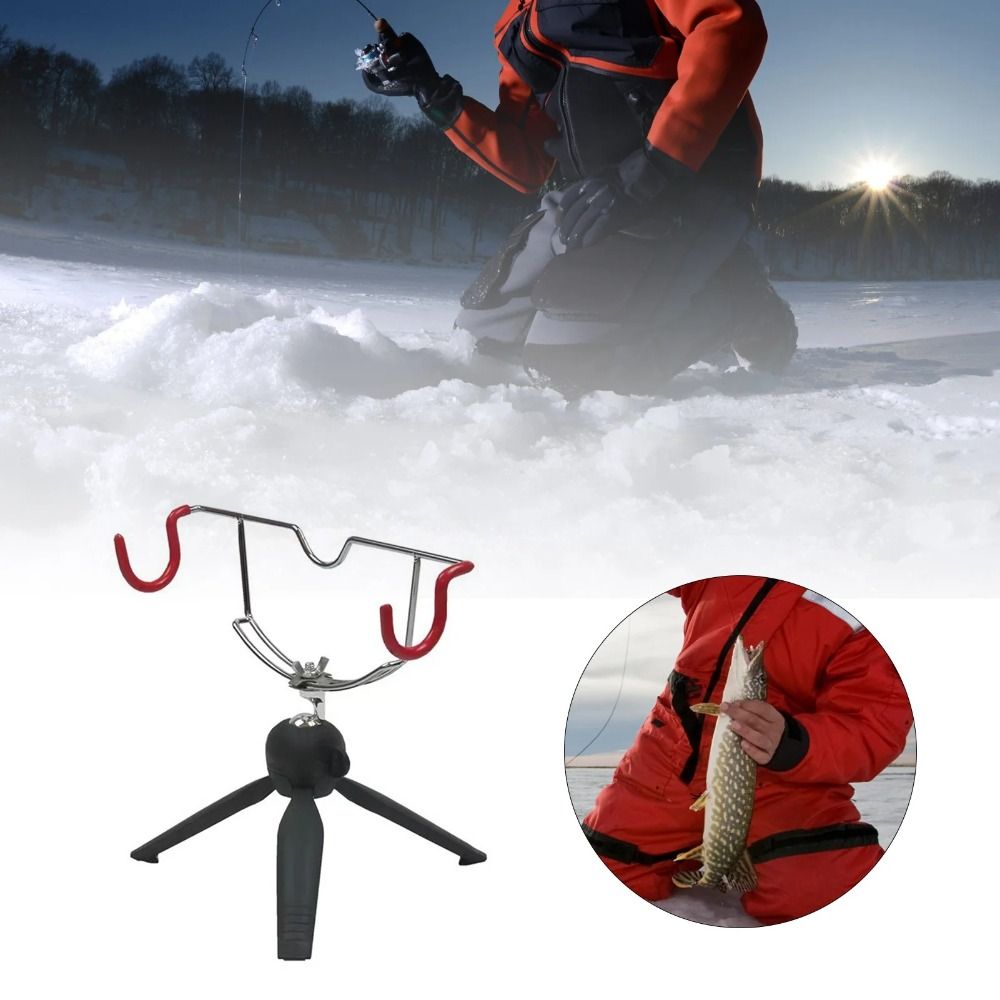 360 °   ที่วางคันเบ็ดตกปลาน้ำแ - Fishing Rod Rack บทวิจารณ์และราคา