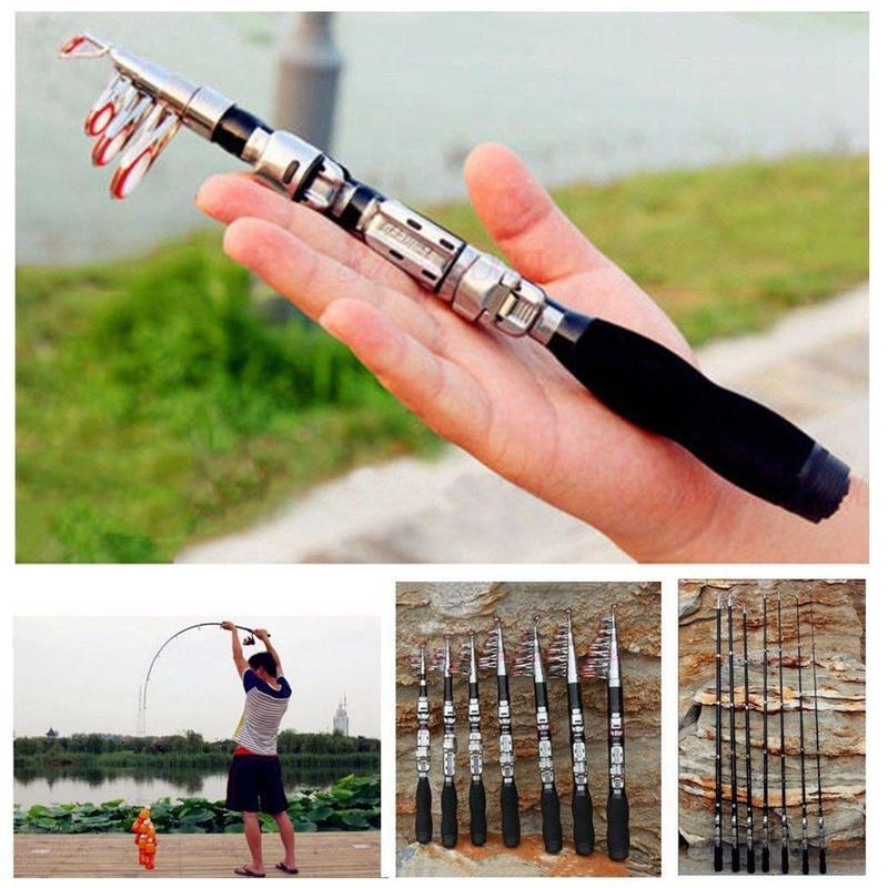 คันเบ็ดตกปลาแบบปรับได้ 1 เมตร  - Fishing Rod Casting บทวิจารณ์และราคา