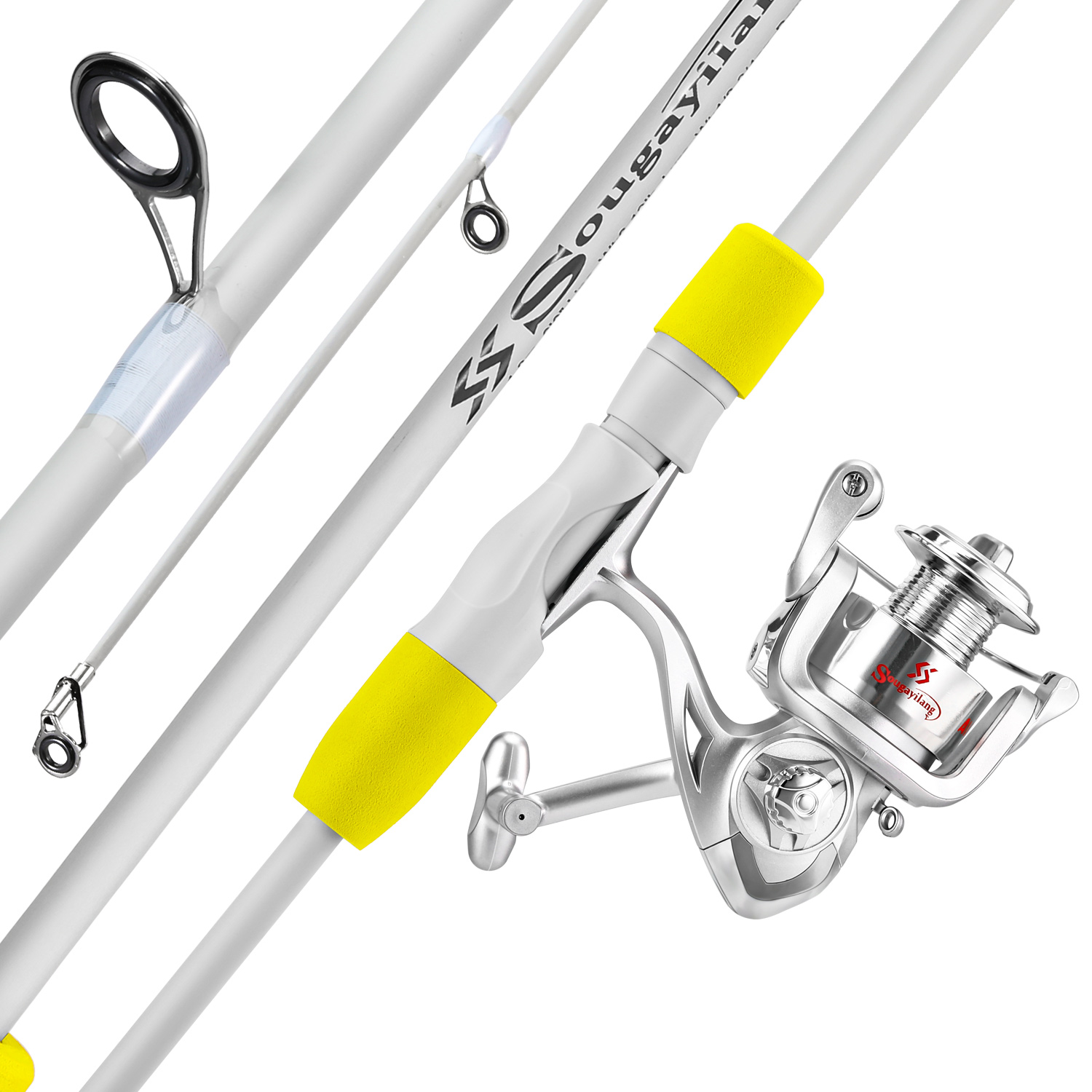 ชุดคันเบ็ดตกปลาแบบสปินนิ่ง 2 ท - Fishing Rod Combo บทวิจารณ์และราคา