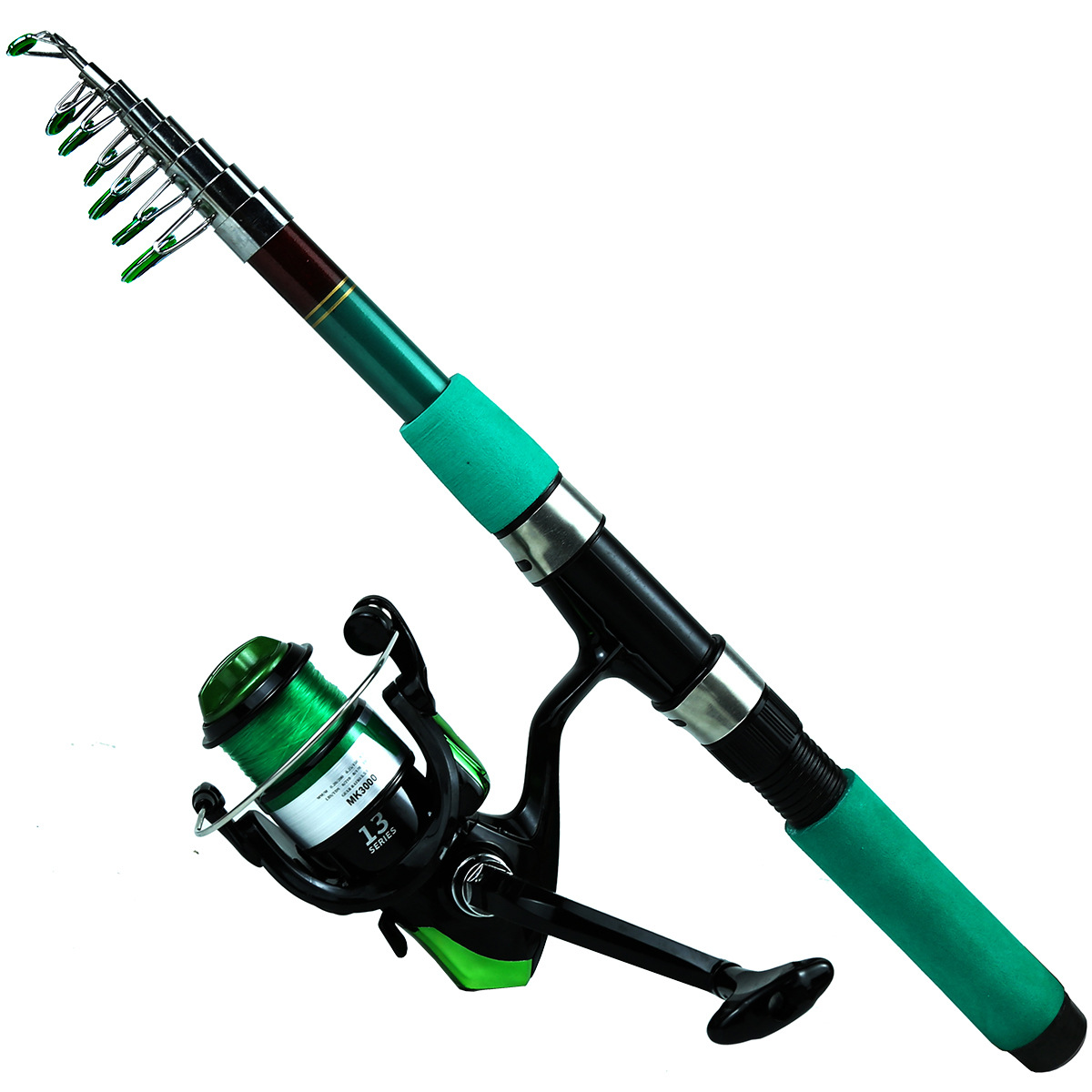 ชุดคันเบ็ดตกปลาแบบพกพา น้ำหนัก - Fishing Rod Telescopic บทวิจารณ์และราคา