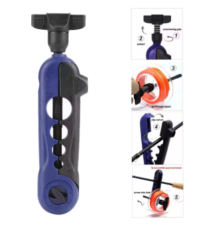 เครื่องม้วนสายเบ็ดตกปลาแบบพกพา - Fishing Rod Spinning บทวิจารณ์และราคา