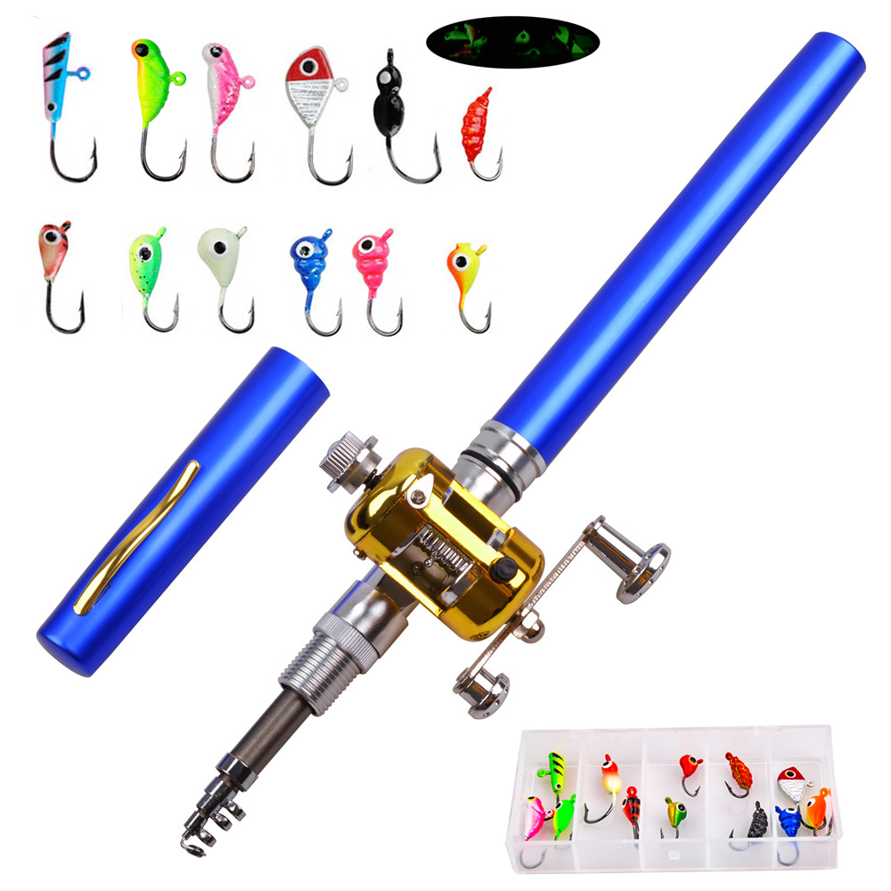 เบ็ดตกปลาน้ำแข็งขนาดเล็กพร้อมเ - Fishing Rod Ice บทวิจารณ์และราคา